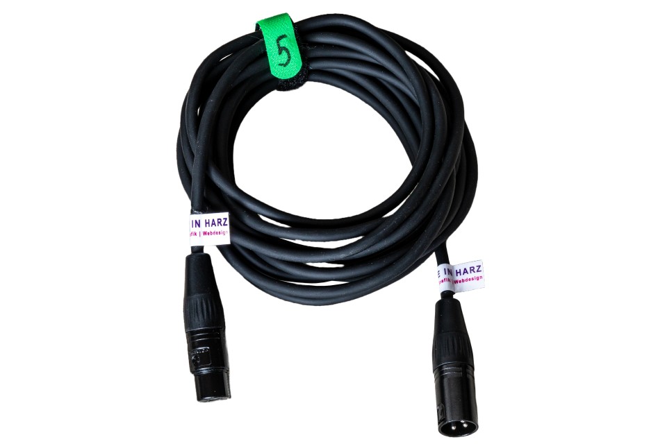 Verleih XLR Kabel Mikrofonkabel 5m Halberstadt