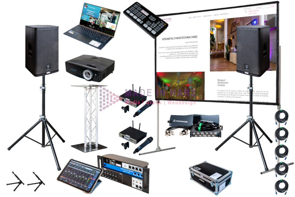Tagungstechnik Tontechnik Beamer Leinwand Hildesheim